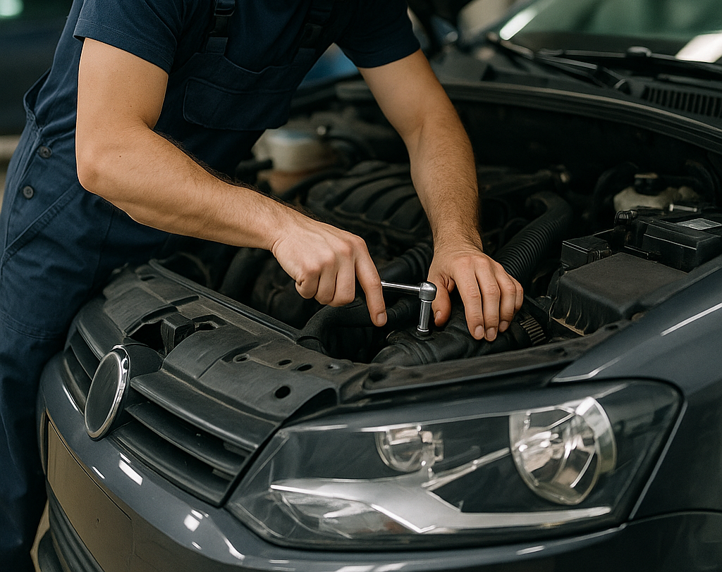Autószerelő műhely háttér